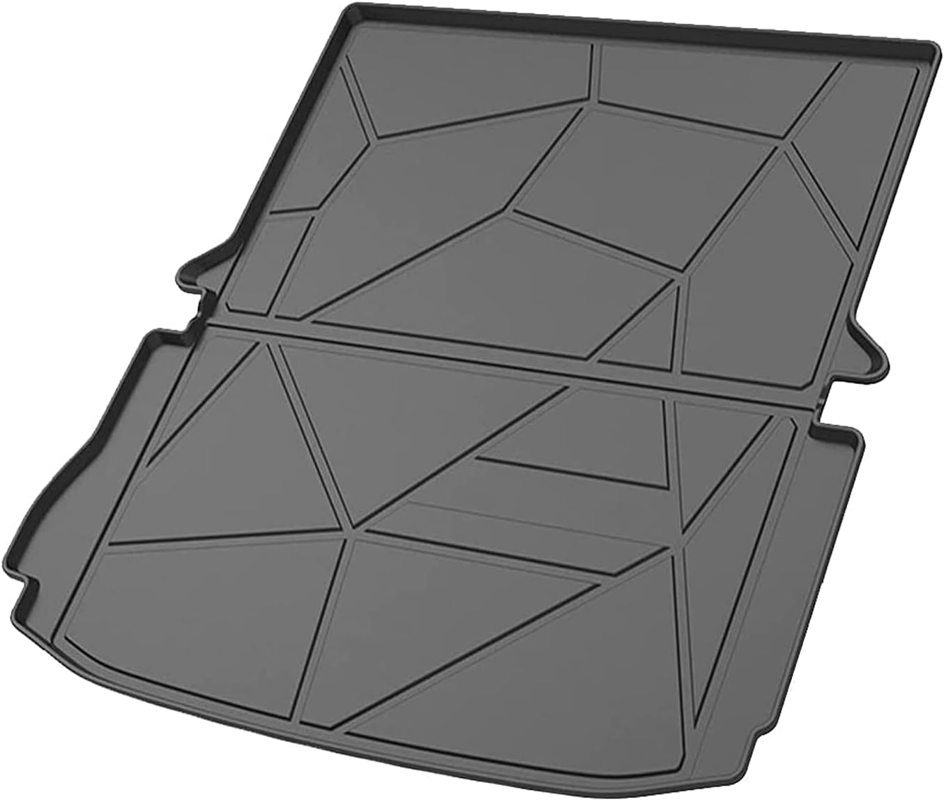 Explorer Cargo Liners - All Weather Protection Rear Cargo Trunk Tray Floor Mats Compatible with 2011-2019 Ford Explorer with 5 seats,3D Modeling Waterproof Durable Odorless TPO Accessories Custom-Fit