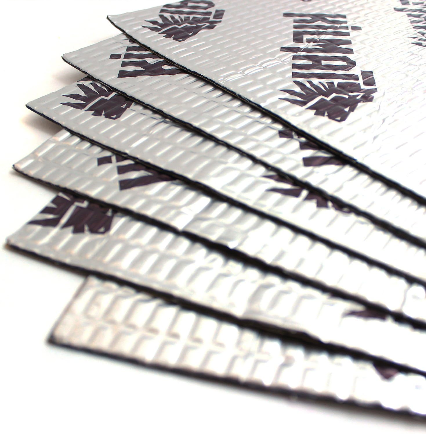 KILMAT 50 mil 50 sqft Car Sound Deadening Mat, Butyl Automotive Sound Deadener, Audio Noise Insulation and dampening Pack of 2