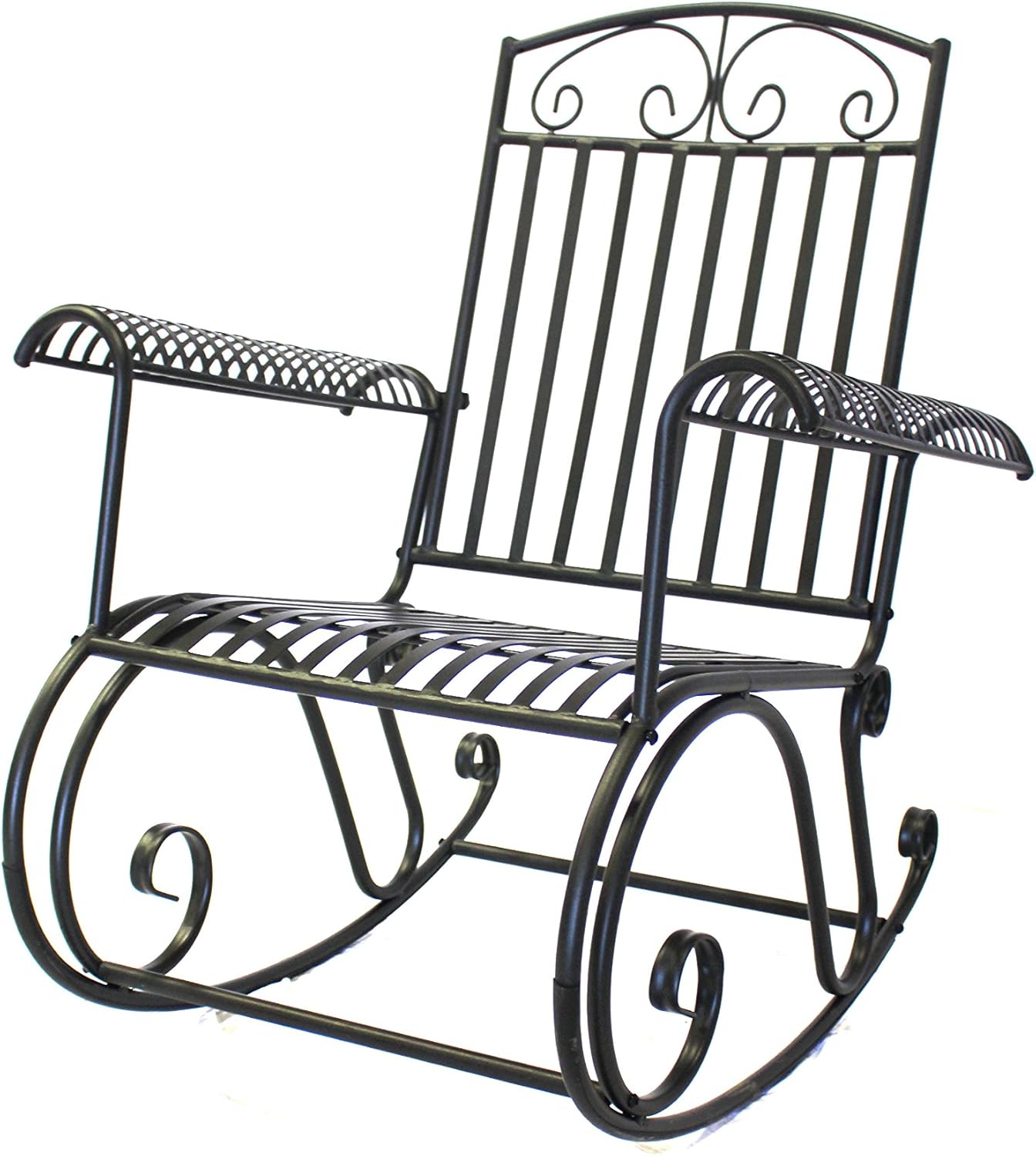 Courtyard Casual 5161 French Quarter Collection Rocker, Black