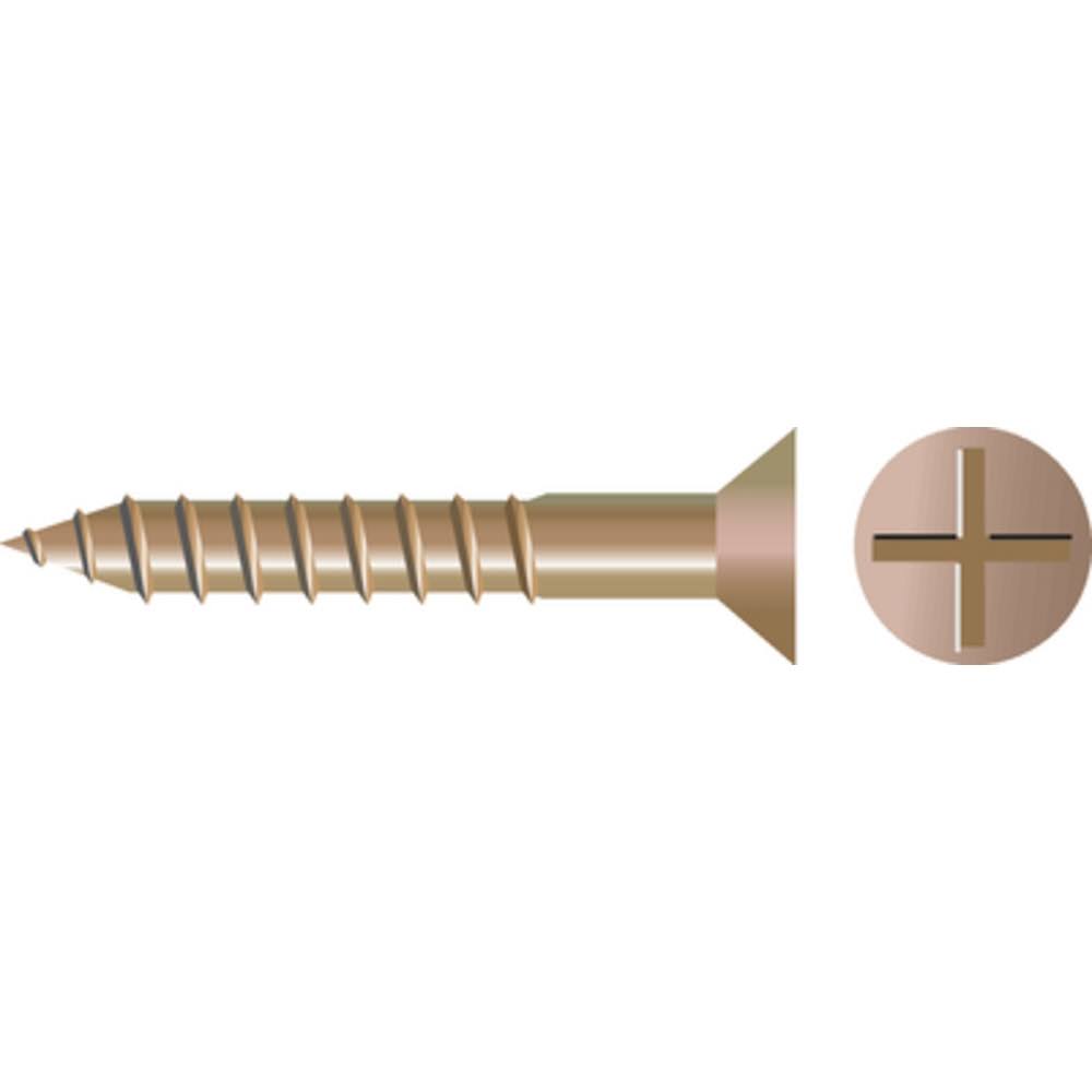 Seachoice SC2202 #10 x 3x22 Frearson Flat Head Wood Screws