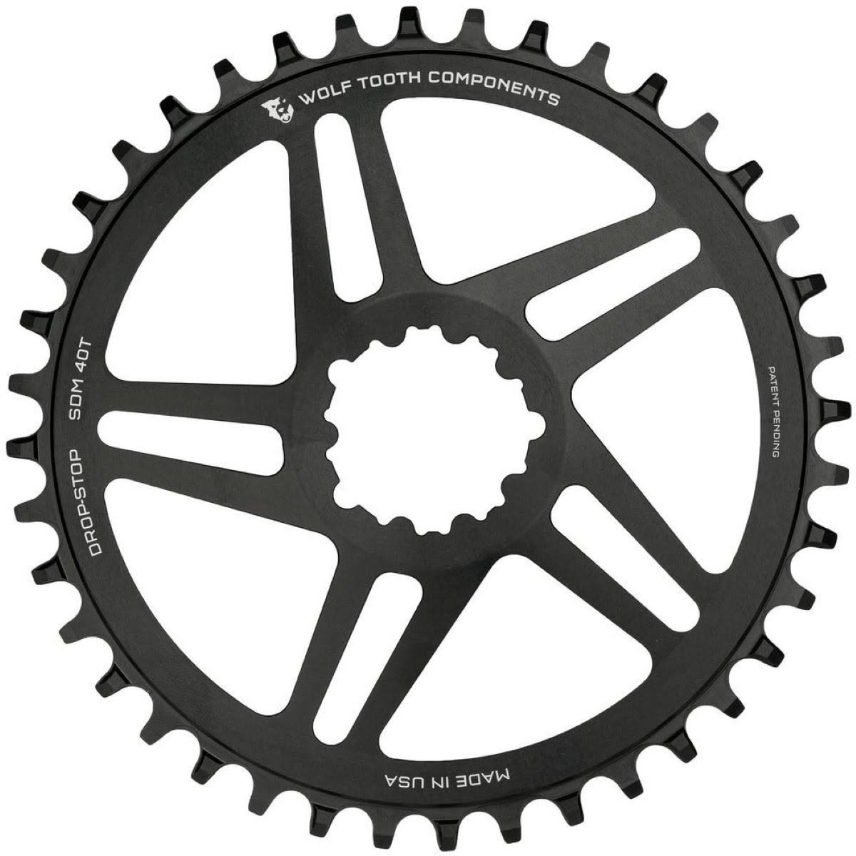 Wolf Tooth Components 32T Direct Mount Drop-Stop Chainring for SRAM BB30 Black