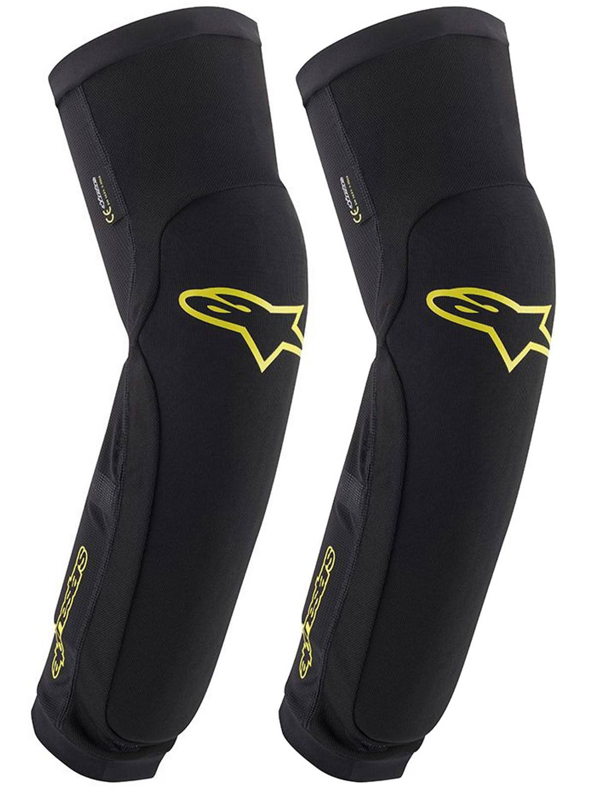 Alpinestars Paragon Plus Knee-Shin Pads - XL - Black-Yellow