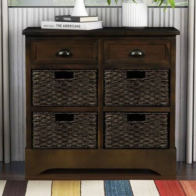 Admiranda 6 Drawer Accent Chest Alcott Hill Color: Dark Brown