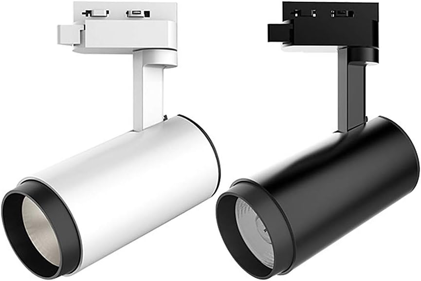 LED Spotlights, Track COB Ceiling Lamp Clothing Store Wall Mounted Rail Spotlights Wall Light 12W,Black