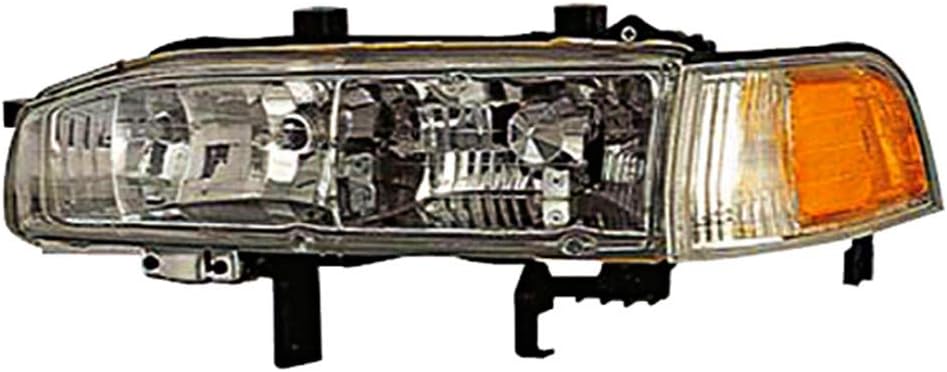 JP Auto Headlight Compatible With Honda Accord 1992 1993 Driver Left Side Headlamp