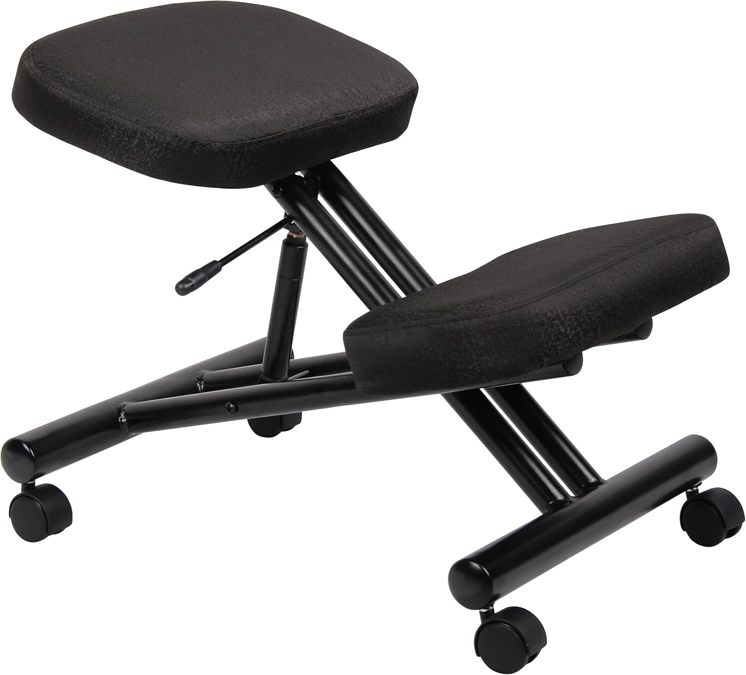 Boss Office Products Ergonomic Kneeling Stool in Black Pack of 2