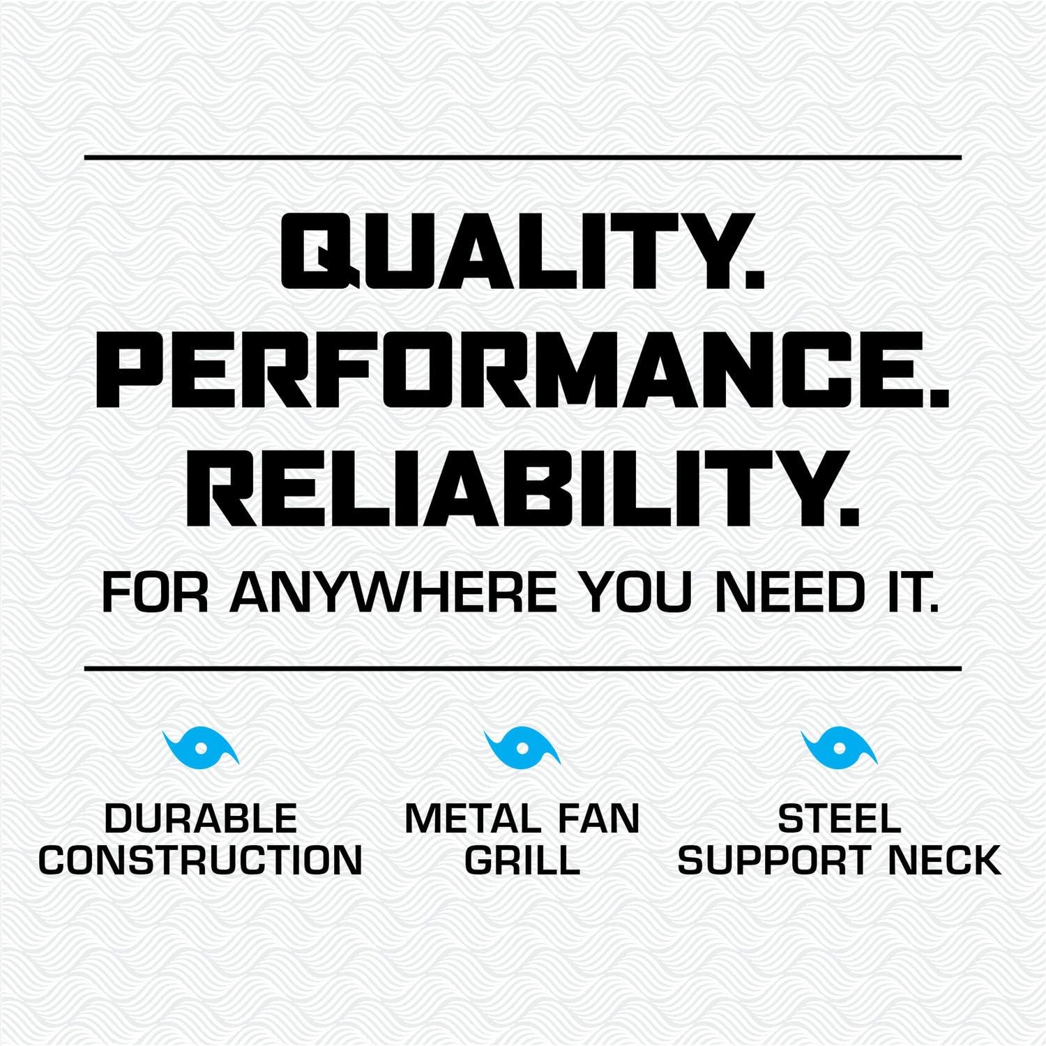 Hurricane Classic Wall Mount Oscillating Fan 16 inch Pack of 2