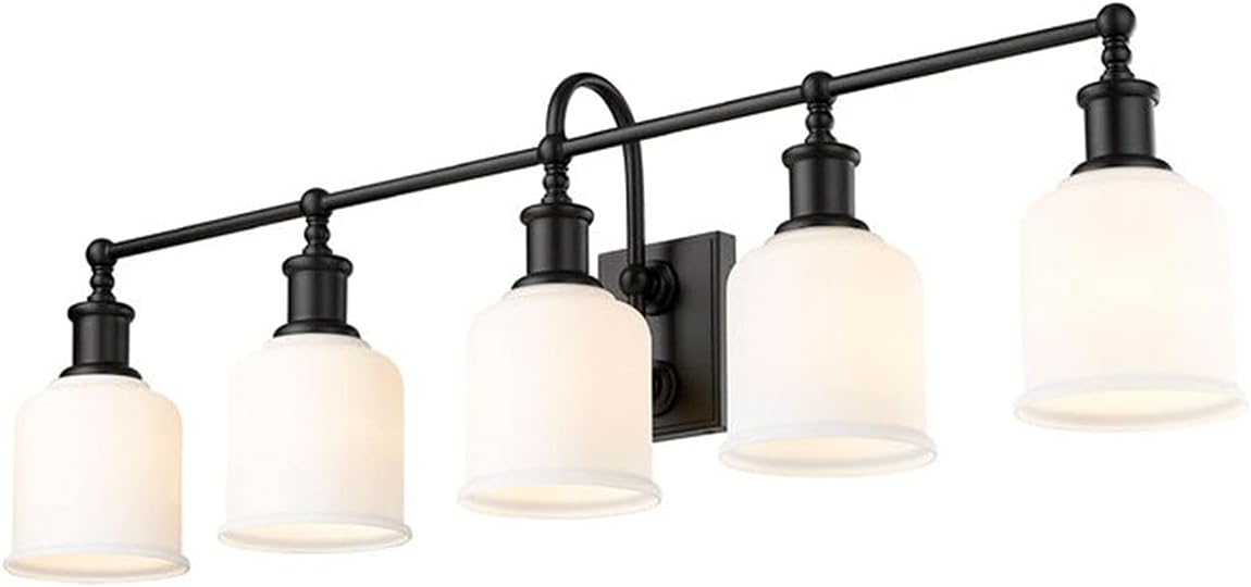 Z-Lite 5 Light Vanity 733-5V-MB, Black