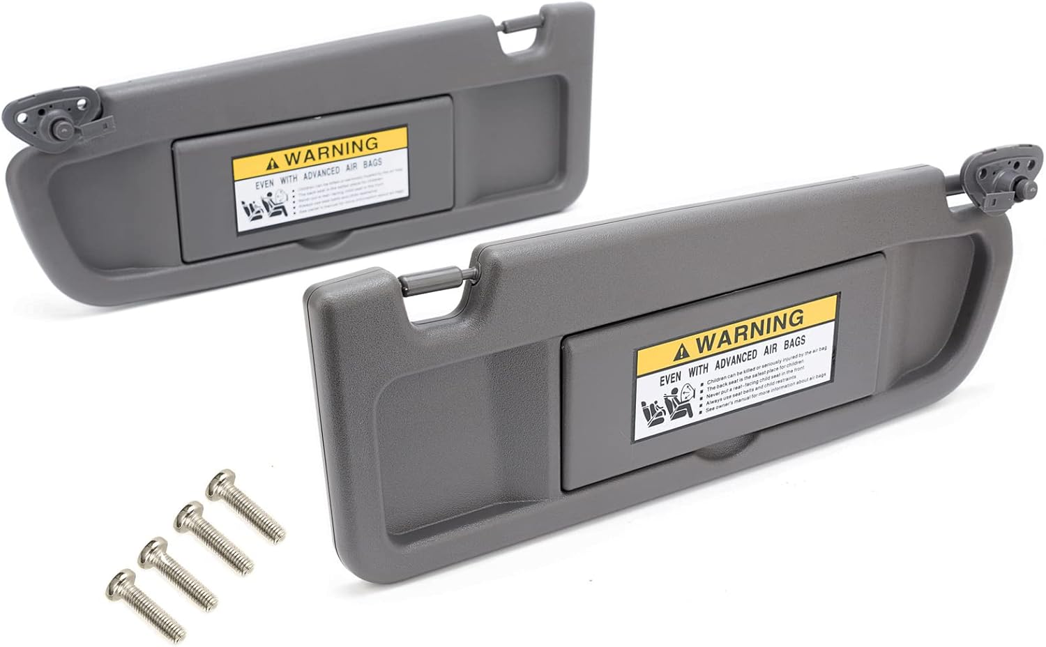 GEATaaT Left Driver & Right Passenger Side Sun Visor Compatible with 2006-2011 Honda Civic Replaces# 83230-SNA-A01ZC/83280-SNA-A01ZC