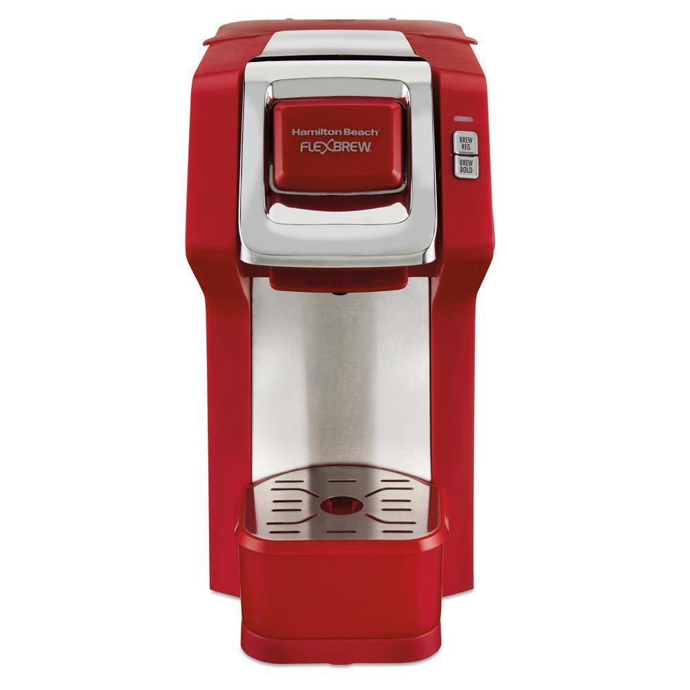 Hamilton Beach 1-Cup Red FlexBrew Coffee Maker 49945