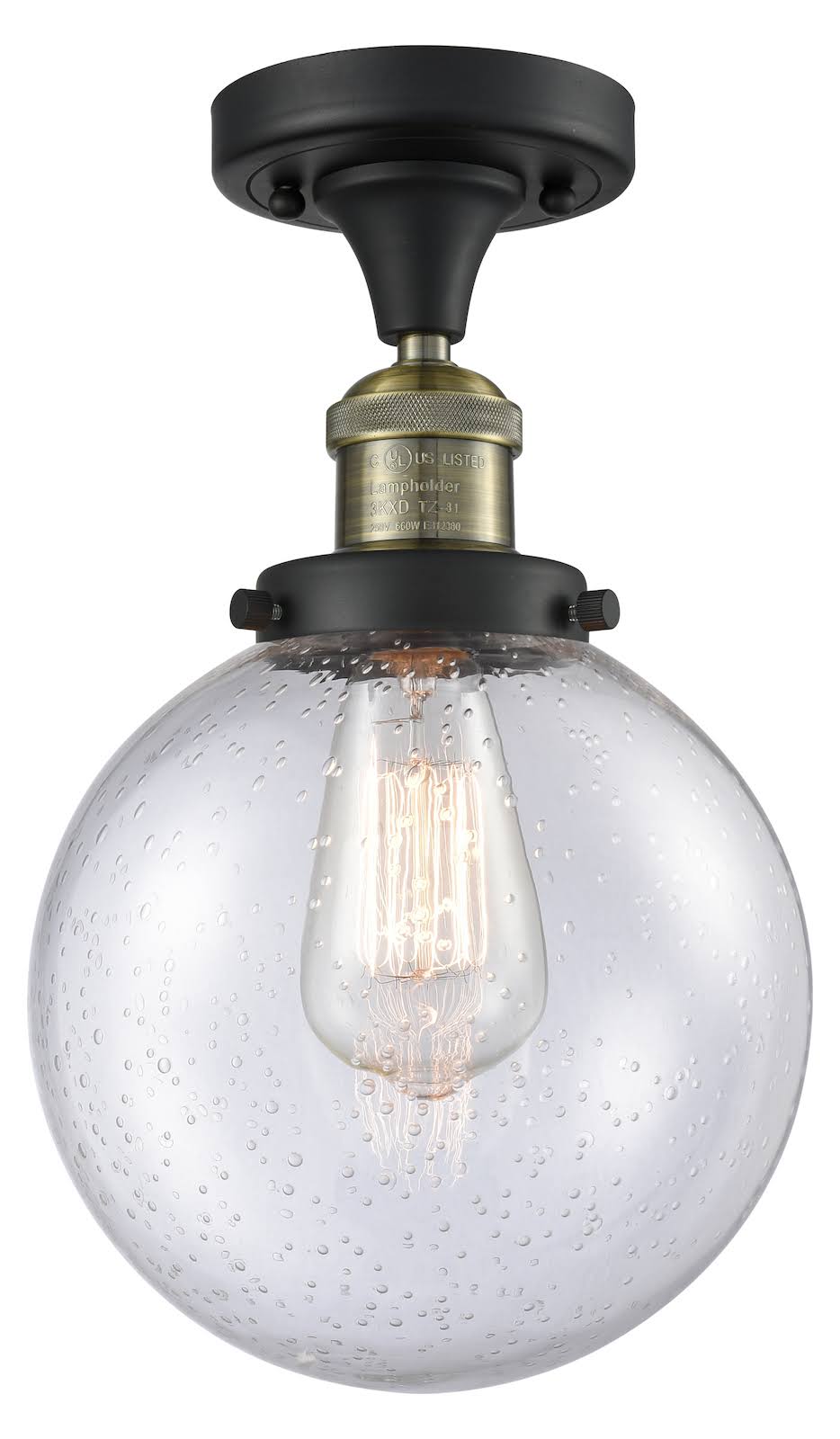 Innovations Lighting-Beacon Semi-Flush Mount-517-1CH-BAB-G204-8-LED