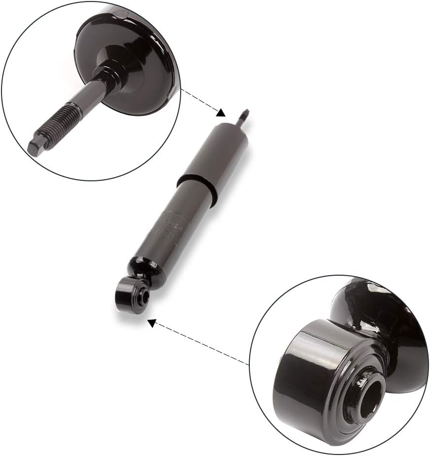 Shocks for Nissan,ECCPP 2x Front Shocks Absorbers Fits 2000 2001 2002 2003 2004 for Nissan Frontier 344469 Auto Shocks Sets Gas Shocks Black Shocks Amortiguadores Front Shocks