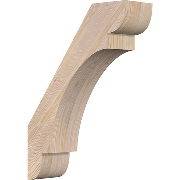 Ekena Millwork 5 1/2x22W x 18x22D x 24x22H Olympic Smooth Brace, Douglas Fir