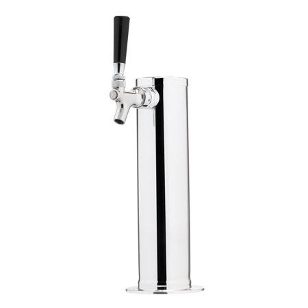 Draft Tower - 100% Stainless Steel Contact - 3 inch Column - 1 Faucet