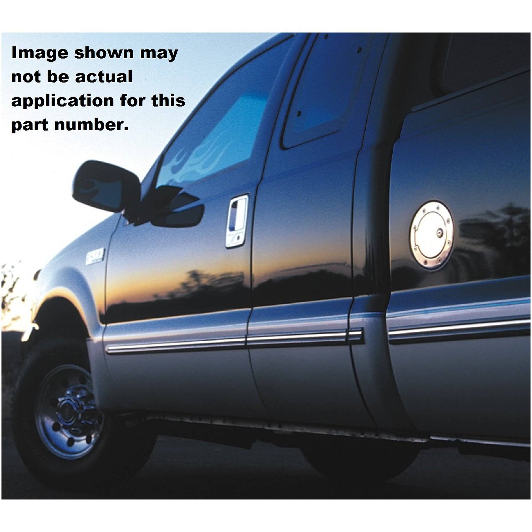 All Sales 6050L Race Style Billet Fuel Door