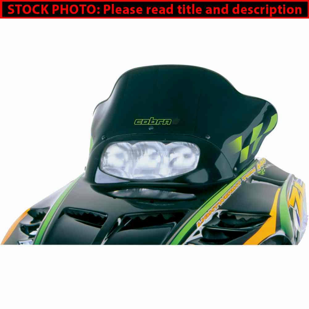 Powermadd Cobra Windshield Fits Arctic Cat Black, Green 12220