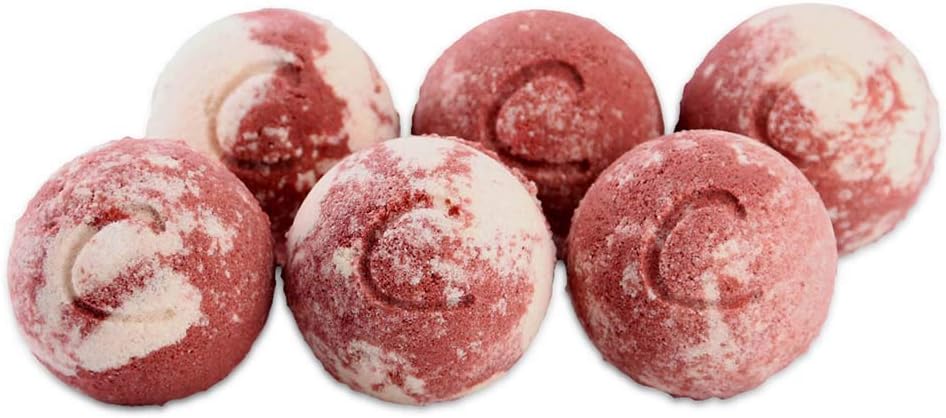 Cosset Bath Bombs - Therapeutic Bath Bomb Treatment - 8-Ounce - Pack of 6 (Rosie) Pack of 2