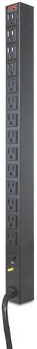 APC Rack Mount PDU, Basic 100V-120V/20A, (10) Outlets, 1U Horizontal Rackmount (AP9563)