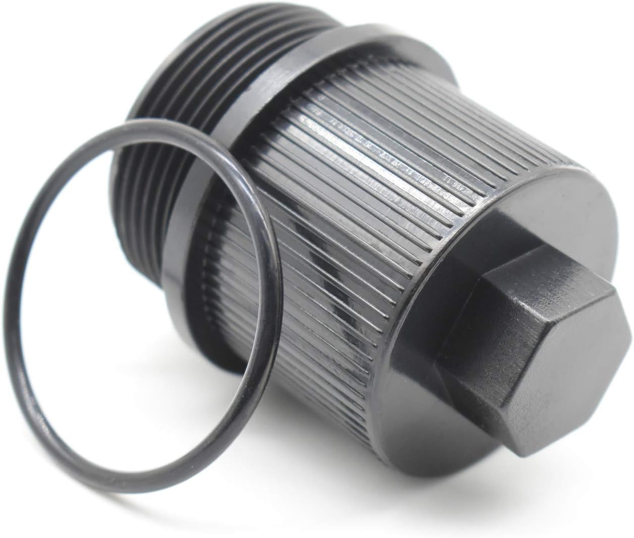 WoodWould Drain Plug Cap Assembly Replaces 190030 Fits for Pool and Spa Filter with O-Ring