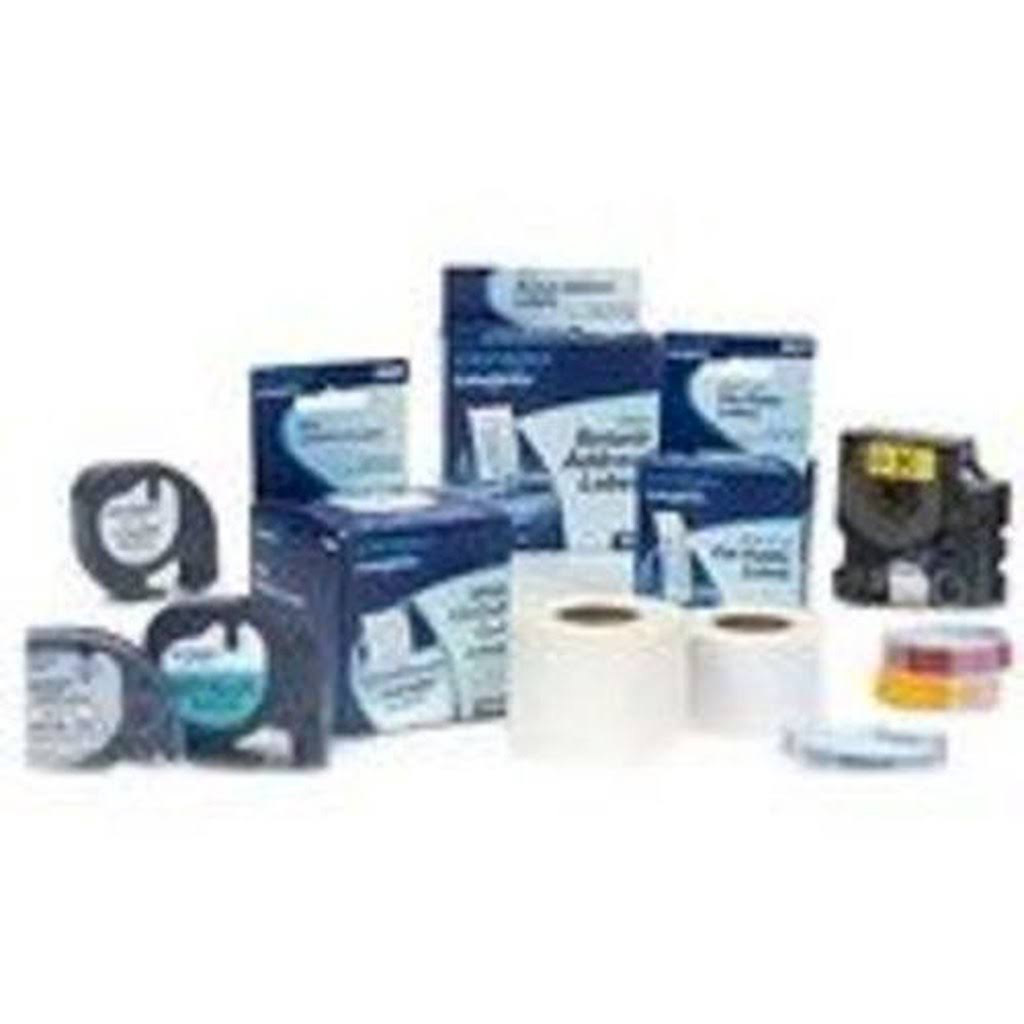 Dymo 18052 Heat Shrink Tube LABEL, Black/Yellow