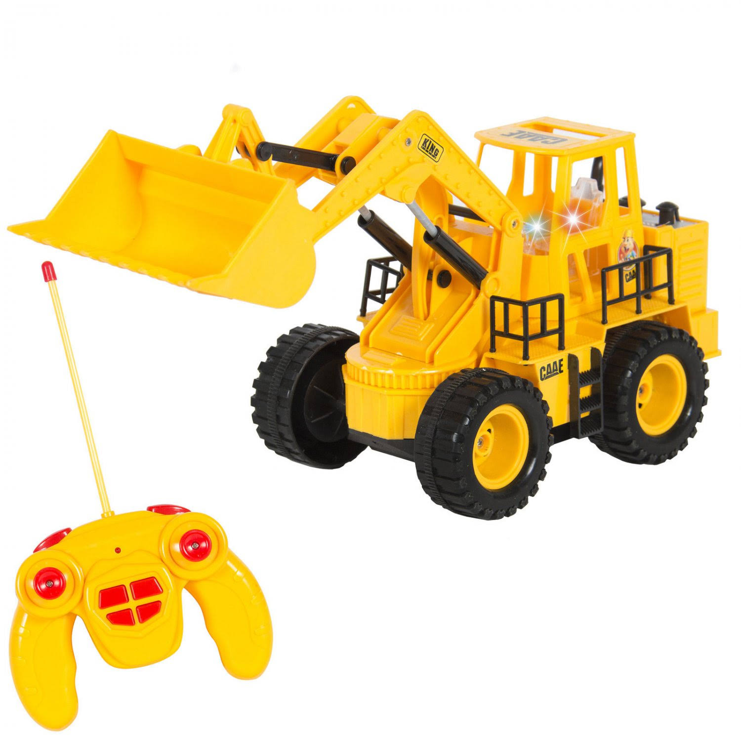 RC Remote Control Construction Tractor with Lights u0026 Sounds 5 Channel