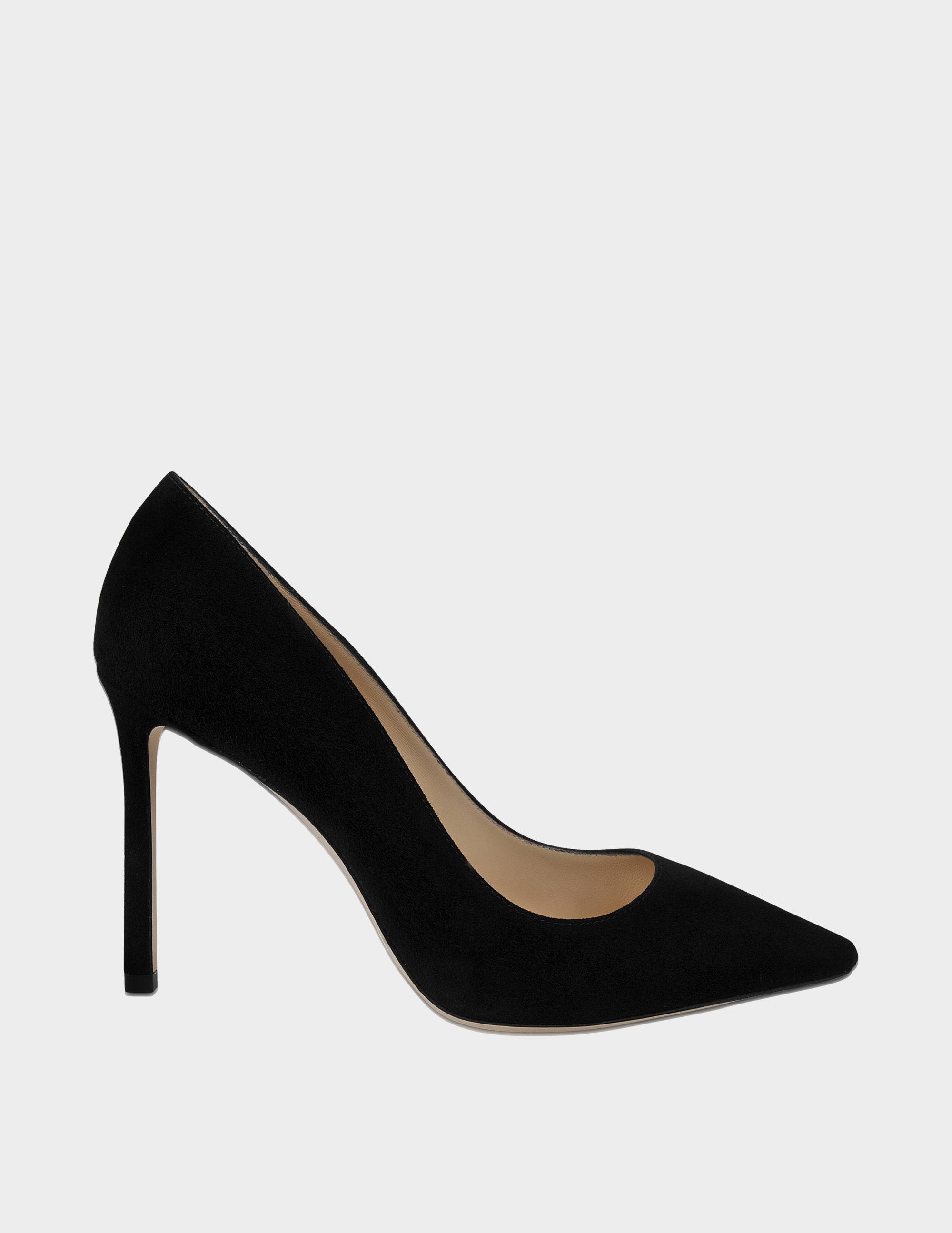 Jimmy Choo Romy 100 Suede Pumps Black