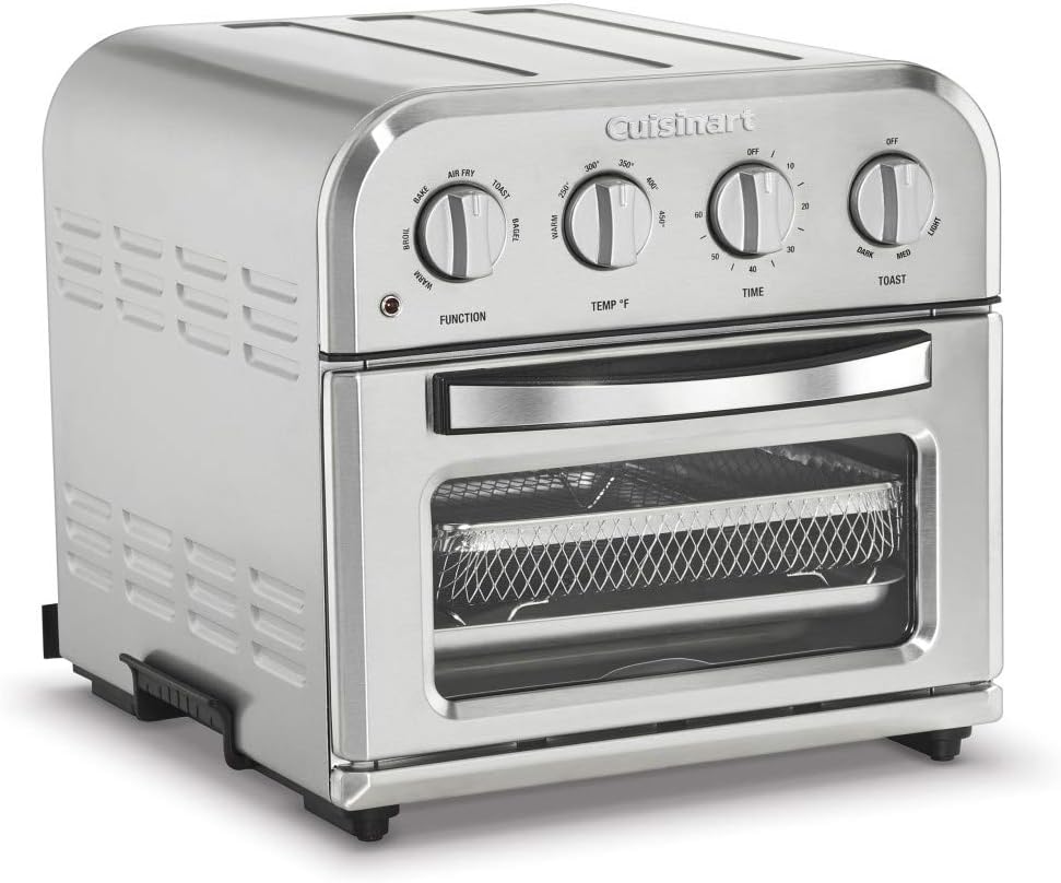 Cuisinart Convection Toaster Oven Airfryer, Compact, Silver