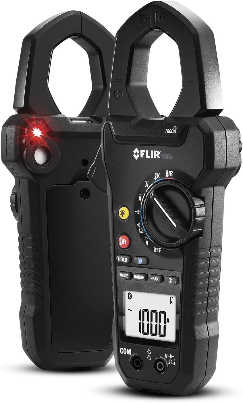 FLIR CM78 1000A AC/DC Clamp Meter with IR Thermometer