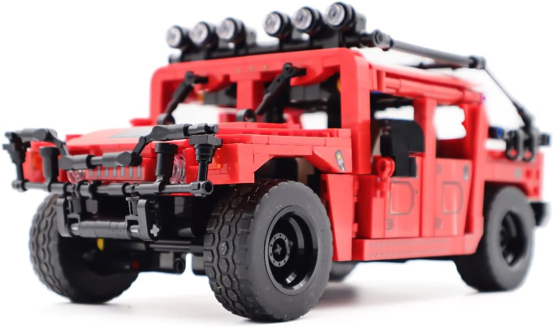 ShupBear Creator Speed Red Racing Car Set,Building Blocks Kit Set Adult Truck Model Toy for Boy(953PCS)