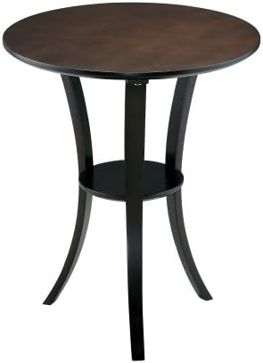 Adesso Montreal End Table, Walnut Pack of 2