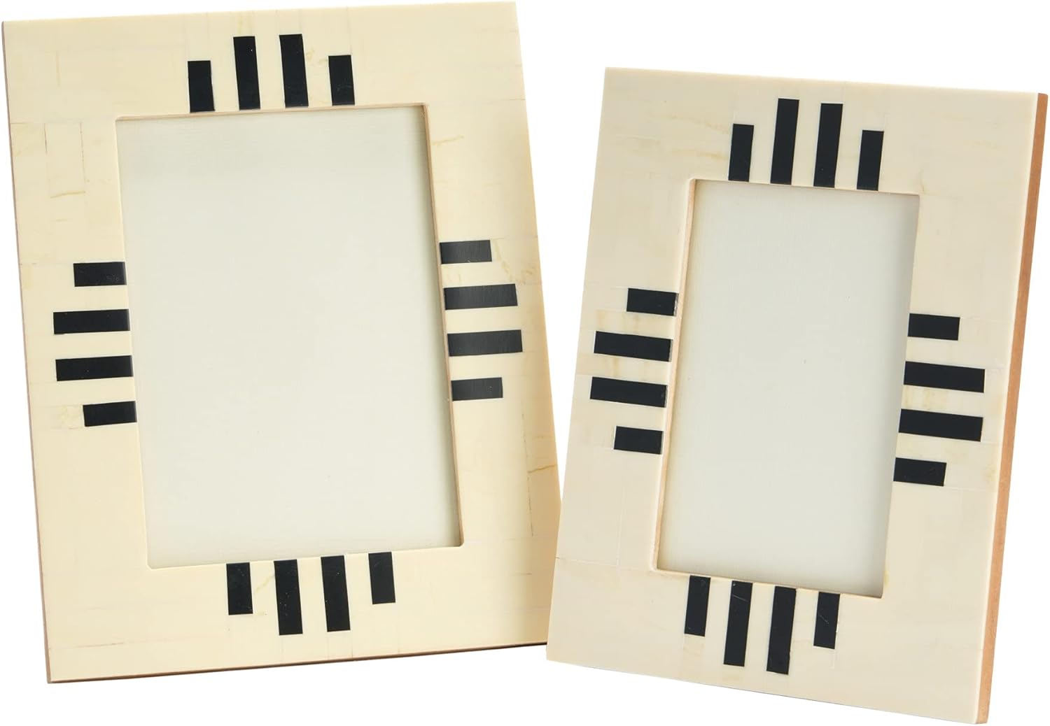 Main + Mesa Decorative Resin Tabletop Photo Frame 2-piece Set includes 5