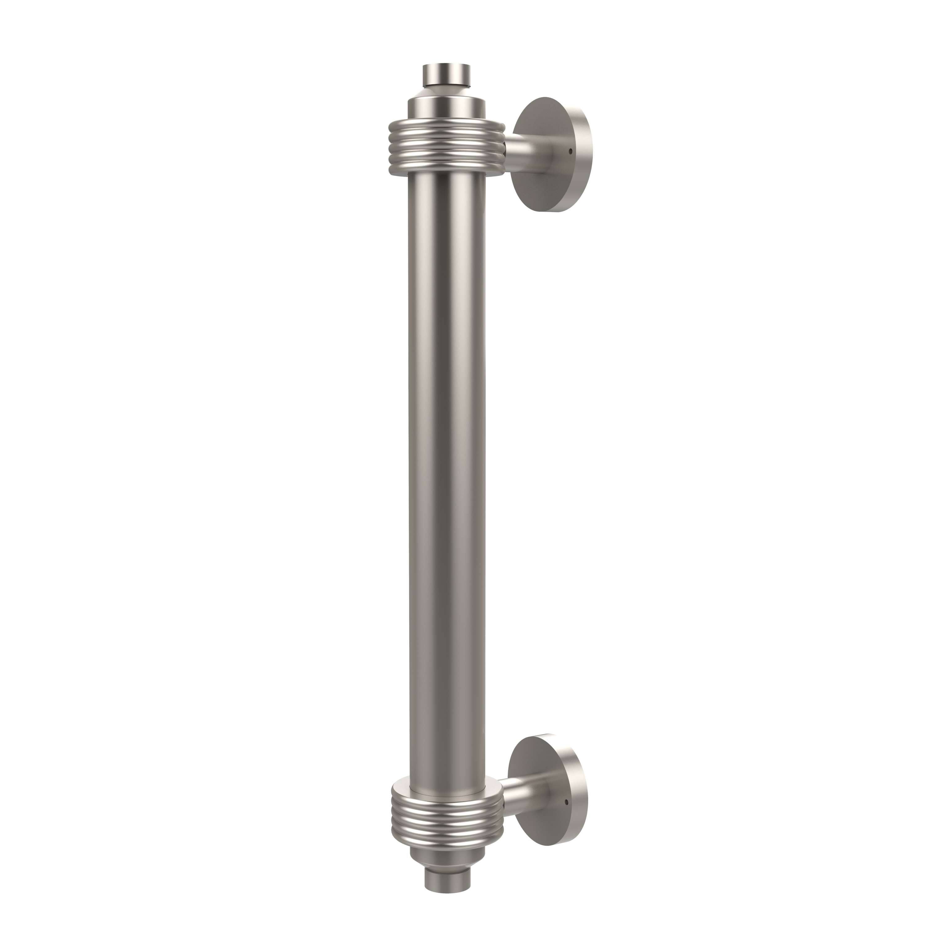 Allied Brass 403G 8 inch Groovy Accents Door Pull Satin Nickel