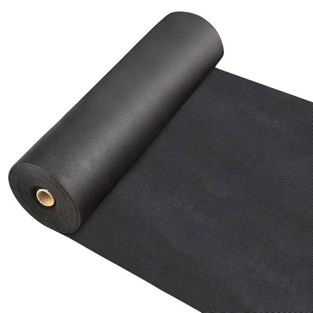 AK Trading Co. AKBARRIER-3FTX300FT Commercial Control (3 x 300 Feet) Premium Thick Weed Barrier Landscape Fabric, Black