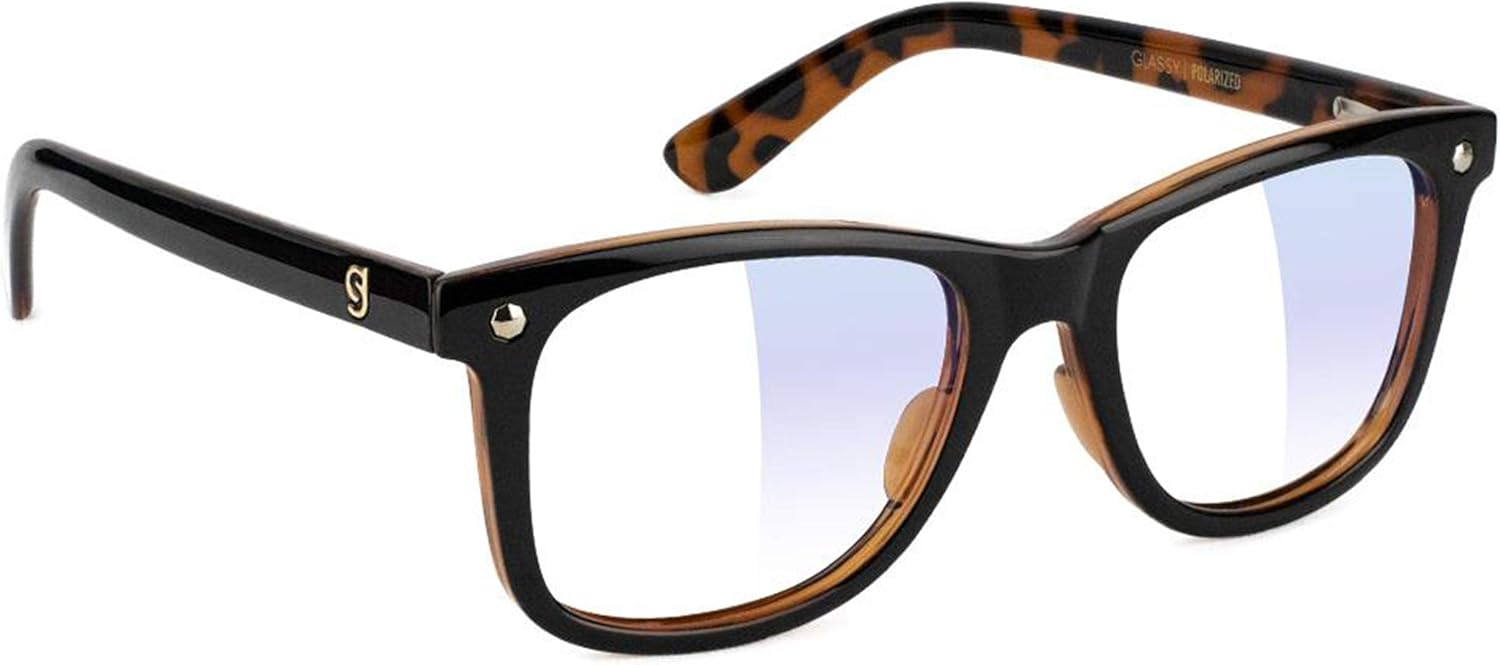 GLASSY Mikemo Premium Blue Light Blocking Glasses, Anti Eyestrain and fatigue, Glasses for Computer and Gaming Pack of 2