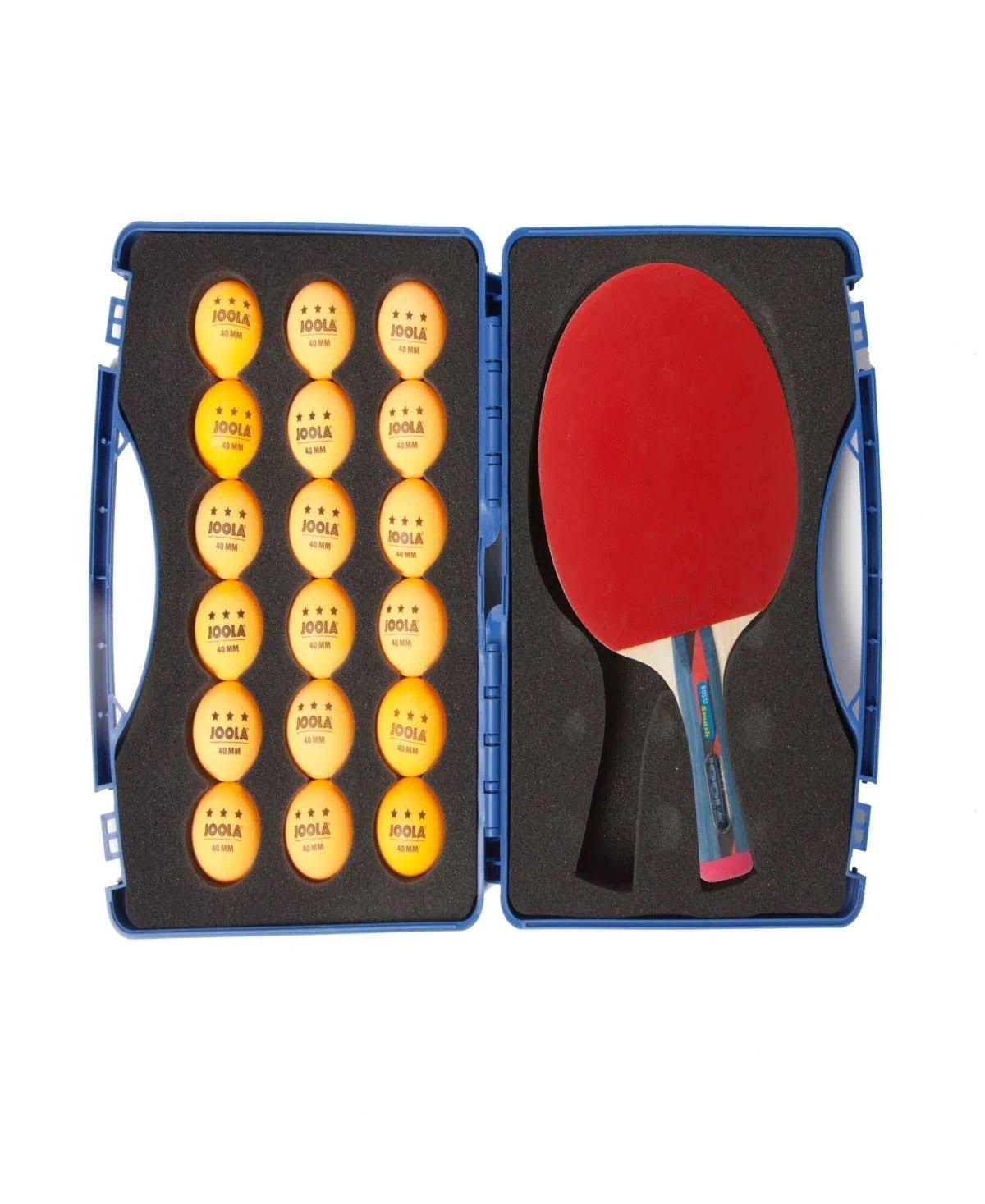 JOOLA Tour Expert Table Tennis Racket u0026 Ball Case Set