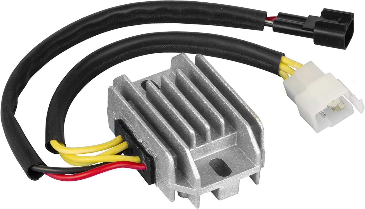 Voltage Regulator compatible with Suzuki DR Z 400 (2000-2004) S (2000-2015) E (2004-2007) RM X 250 (1998-1999) Replaces #21066-S005#32800-08D00#32800-29F00#32800-29F00#SH572E-12 - DZE 2511