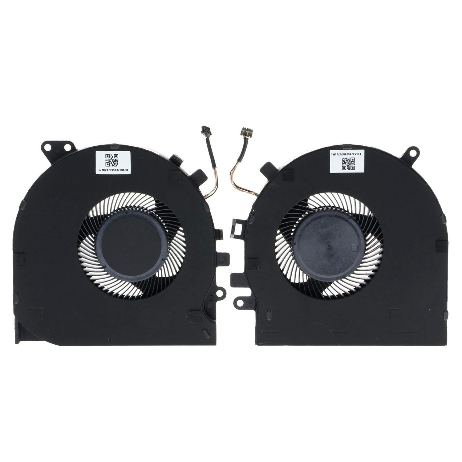 CPU & GPU Cooling Fan for Razer Blade 15 RZ09-0270 RZ09-02705E75 RZ09-02705E76 DFS5K121142621 DFS501105PROT Pack of 2
