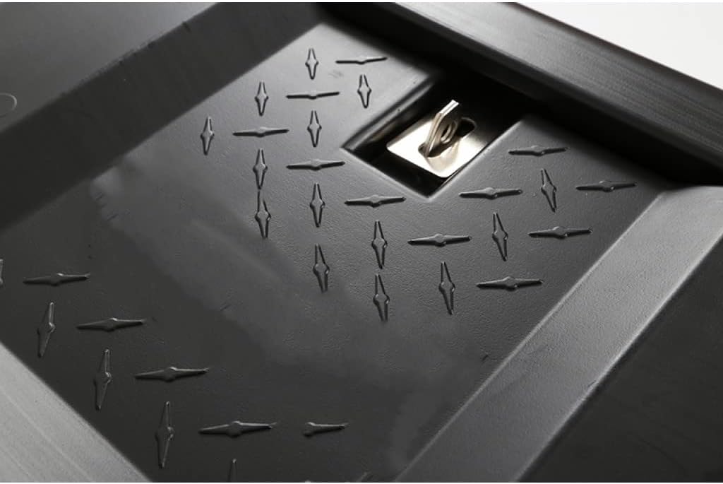 Dee-Zee Trailer Tool Box | Large Triangle | Plastic | Black