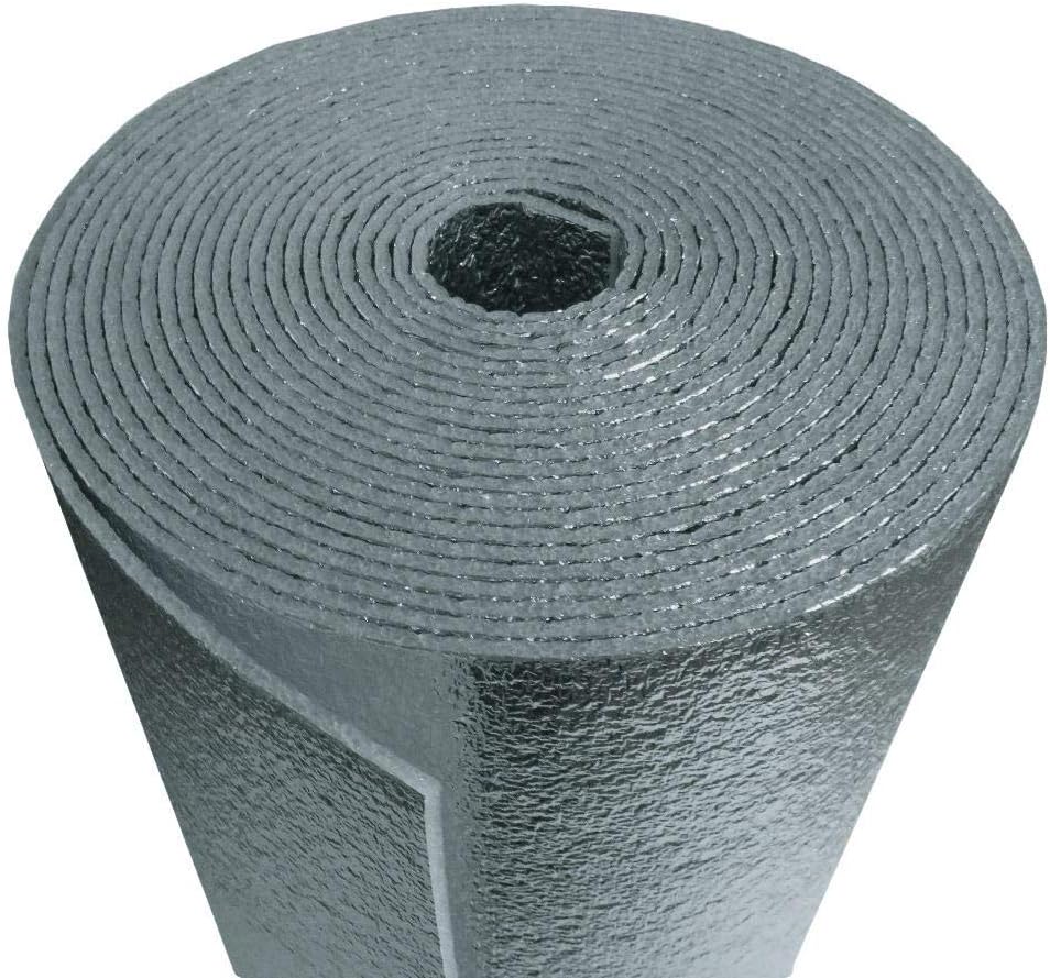 AES R-8 HVAC Duct Wrap Insulation Reflective 2 Sided Foam Core 4' x 12' (48 Sq Ft) Pack of 2