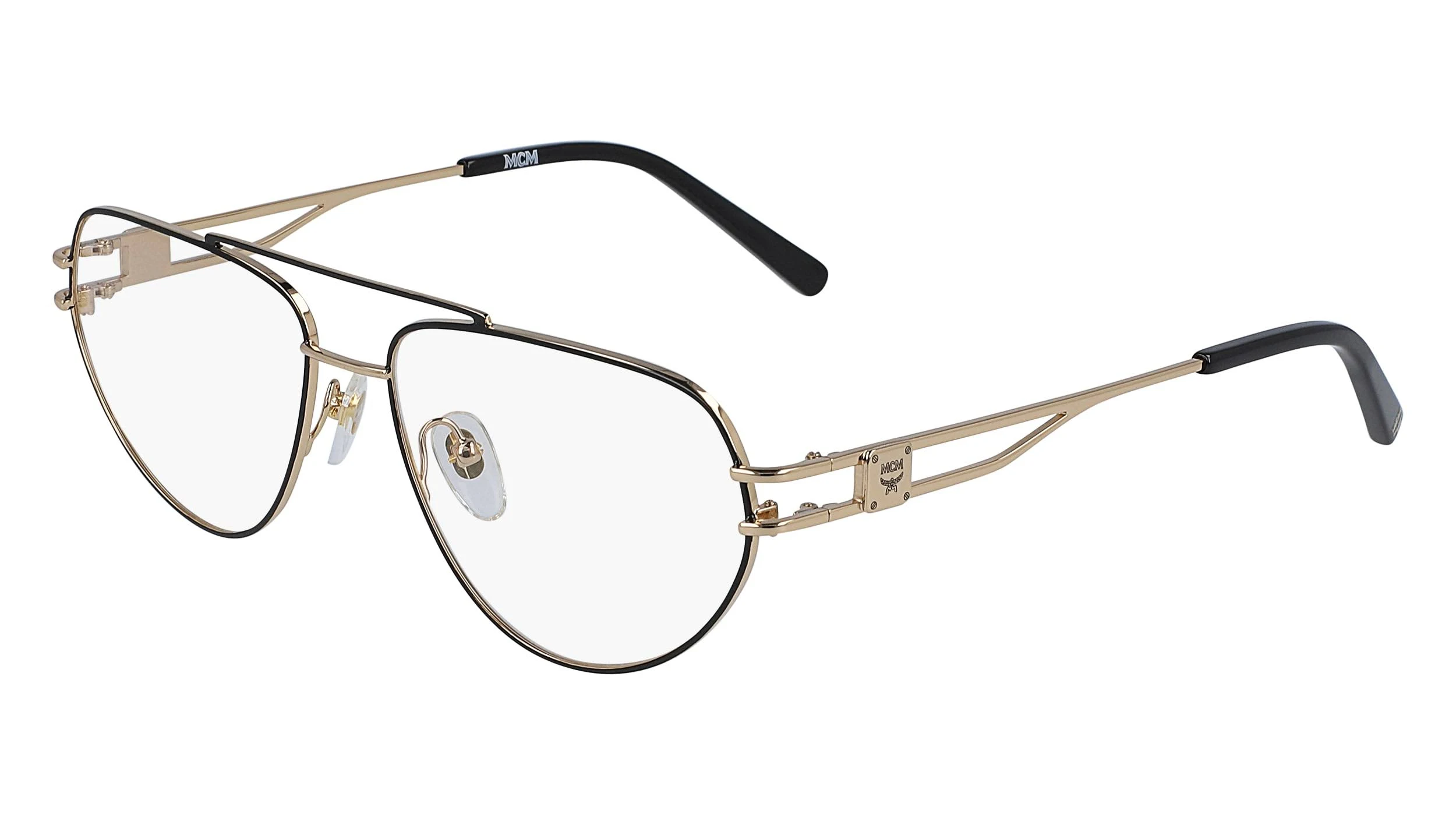 Eyeglasses Mcm 2129 733 Shiny Gold/Black