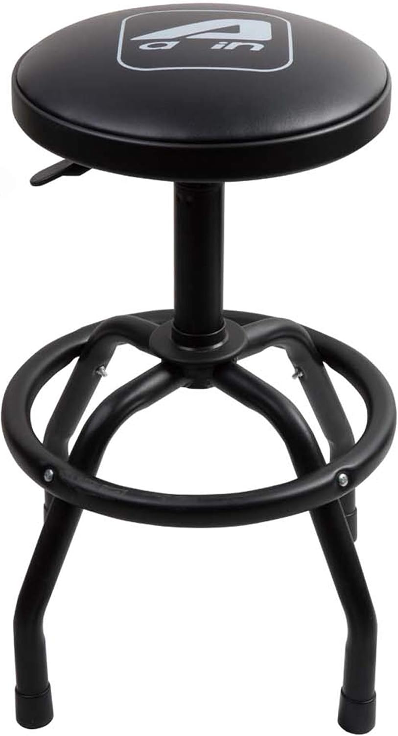 Aain LT13 Heavy Duty Garage Shop Stool for Garage,Adjustable Mechanic's Swivel Stool with Black
