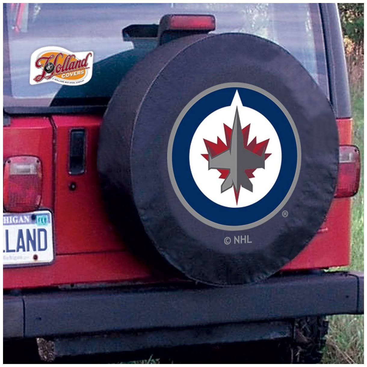 Winnipeg Jets Tire Cover, Black