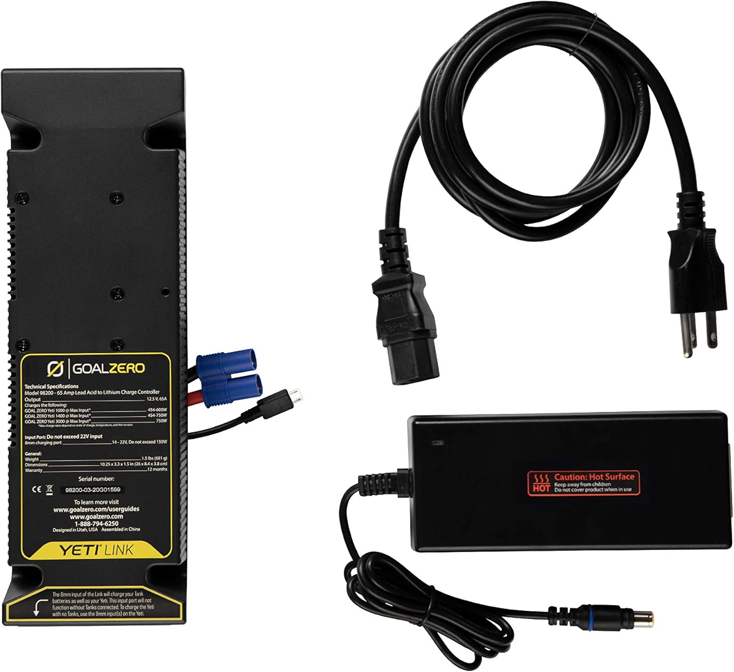 Goal Zero Yeti Link Expansion Module, Lead-Acid to Lithium Battery Expansion Module Compatible Portable Power Station Generators for Home Use