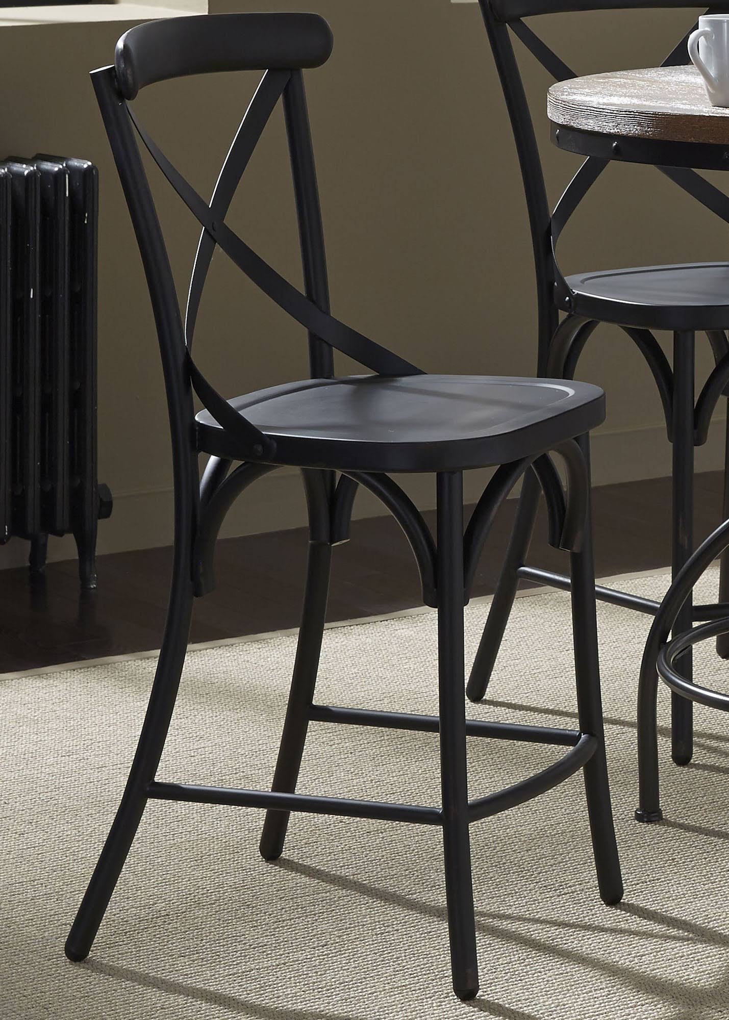 Liberty Furniture Vintage x Back Counter Chair - Black
