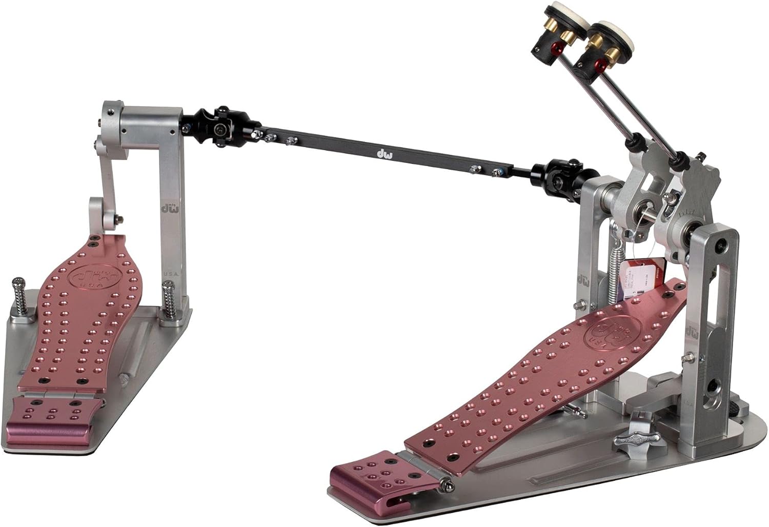 MDD Machined Direct Drive Double Pedal - Pink Edition