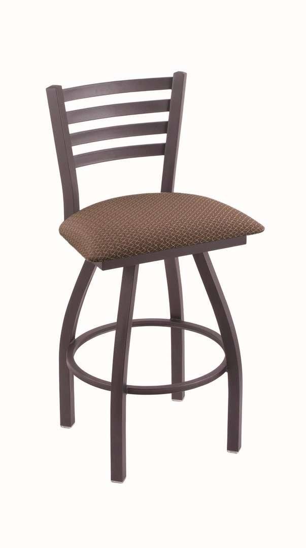Holland Bar Stool XL 410 Jackie Pewter Swivel Stool with 36x22 Axis Willow Seat
