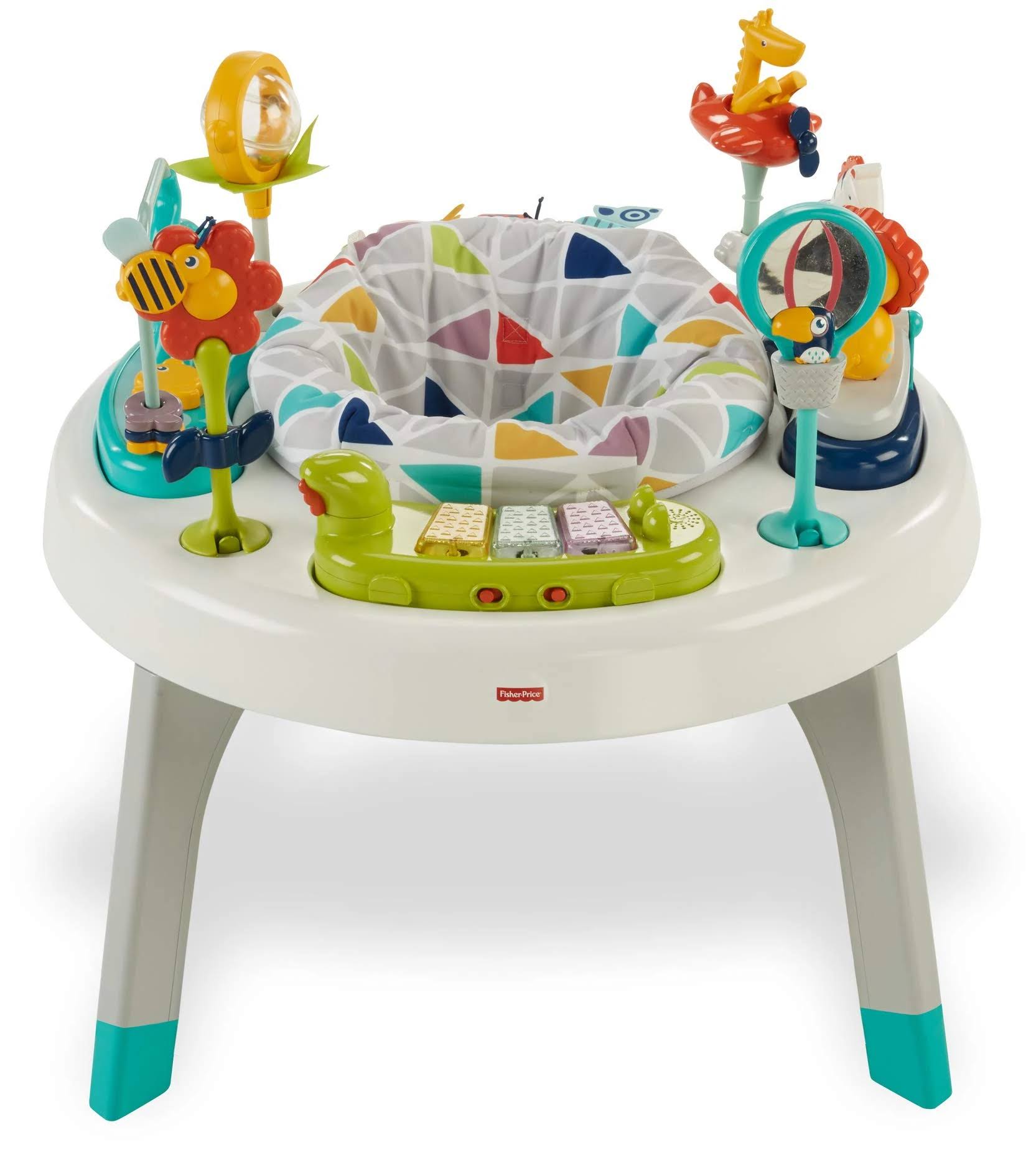 Fisher Price 2-in-1 Sit to Stand Activity Center, White