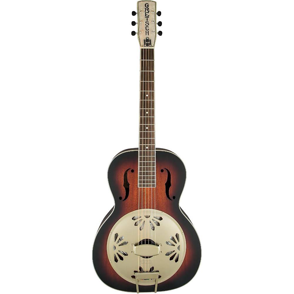 Gretsch G9241 Alligator Biscuit Round Neck Acoustic-Electric Resonator Guitar 2-Color Sunburst