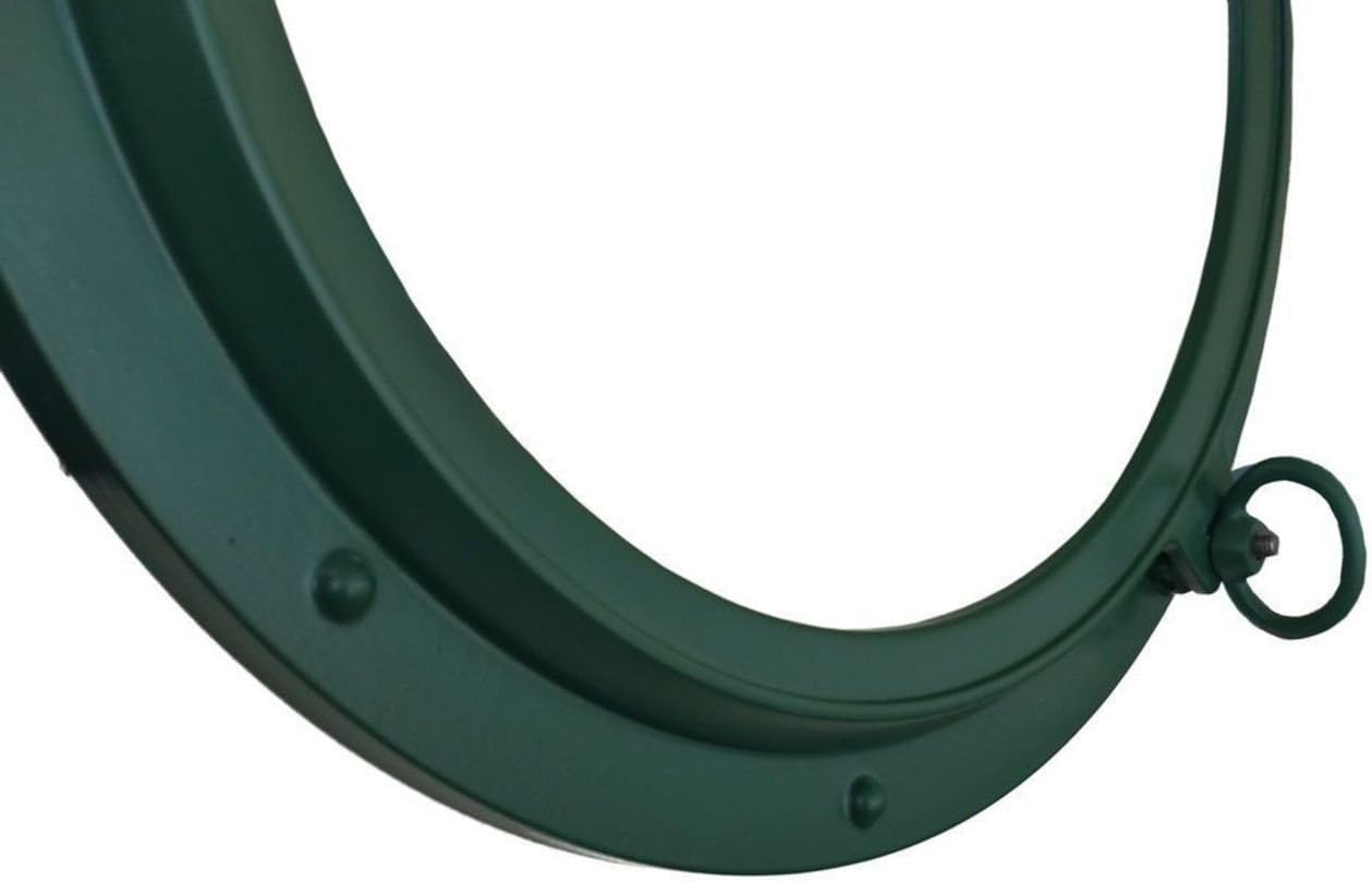 Hampton Nautical Seaworn-Green-Porthole-W-15 Seaworn Green Ship Porthole Window 15