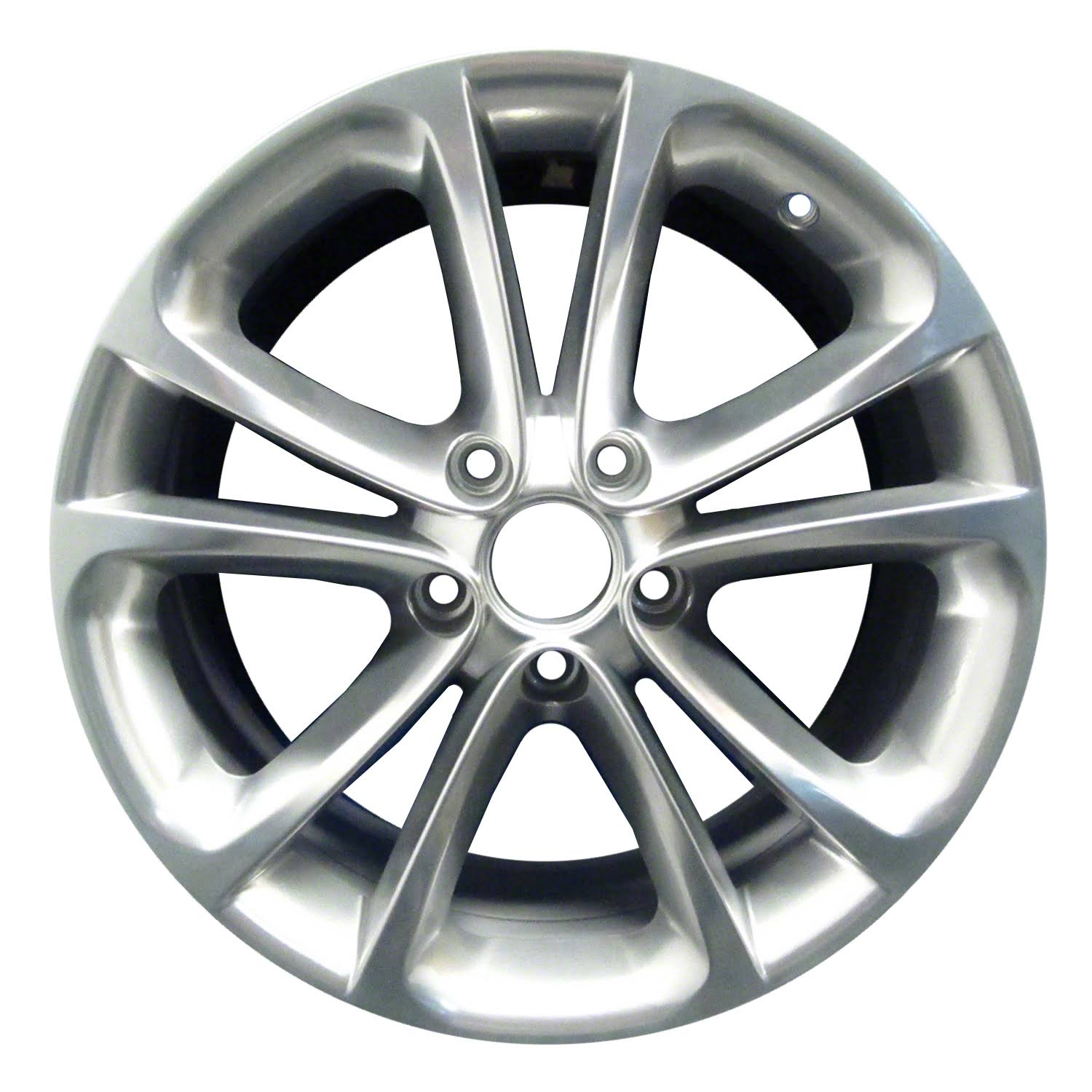 CCI 17x8 10 Spoke Hyper Silver Alloy Factory Wheel (Remanufactured)